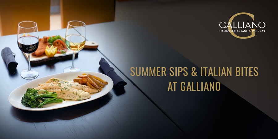 Refreshing Italian summer cocktails and light dishes at Galliano Gambrills