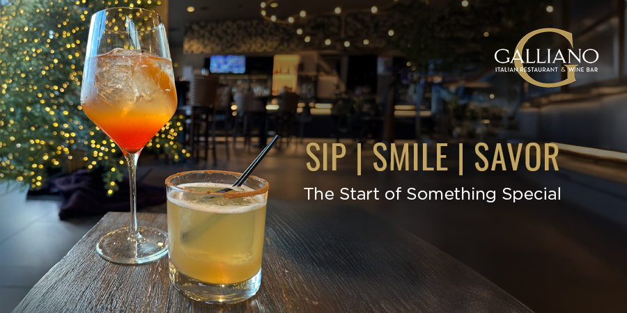 Summer cocktails served at Galliano Italian Restaurant in Fulton.