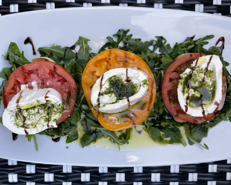 Mozzarella Caprese at Galliano Italian Restaurant Maple Lawn