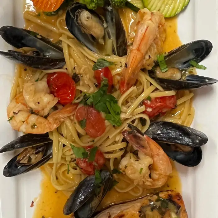 Mother's Day seafood pasta at Galliano Italian Restaurant Maple Lawn 